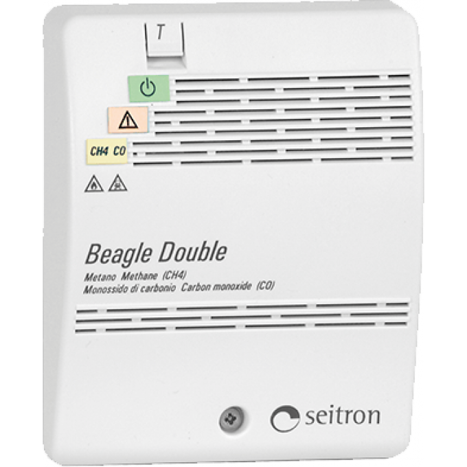 RGDCM0MP1 Beagle Double Beagle Double Сигнализатор загазованности SEITRON Двухканальный CH4/CO RGDM0MP1-BEAGLE-DOUBLE